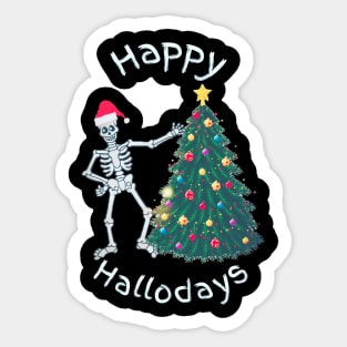 Happy Hallodays Sticker